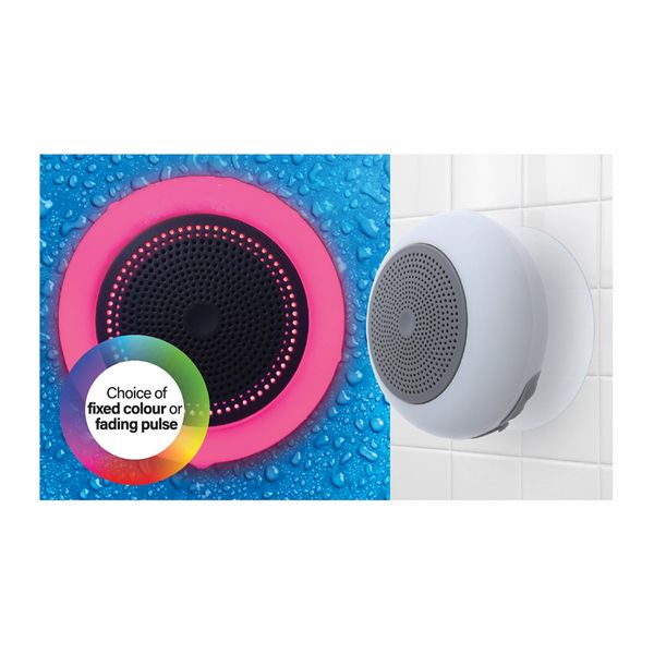 H.e Light Up Shower Speaker v2