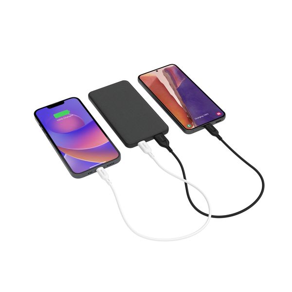 Mophie Power bank | 5000 mAh | 2 output connectors (USB, 24 pin USB-C)- Black