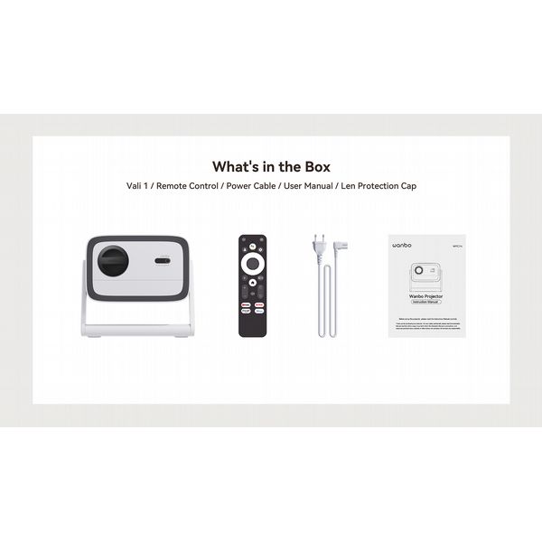 WANBO - VALI 1 Smart Full HD Home Cinema Projector