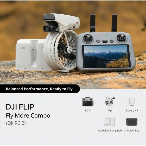 DJI Flip Fly More Combo (DJI RC2)