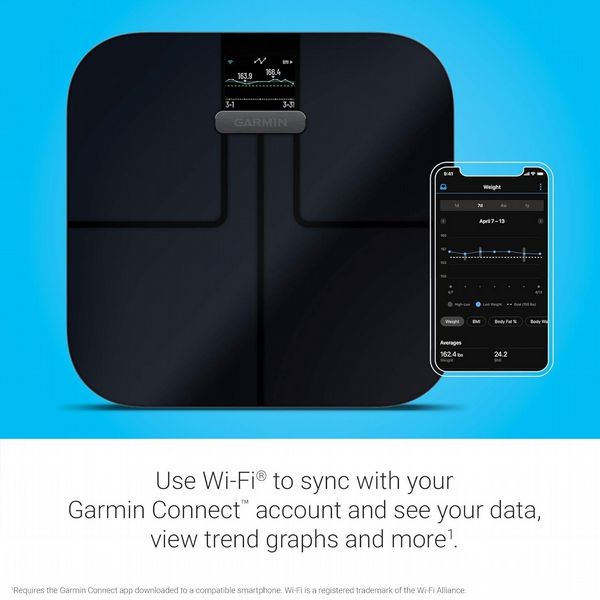 Garmin Index S2 Smart Scale - Black