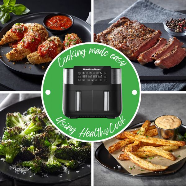 Hamilton Beach 8L Dual Basket Air Fryer 2850W