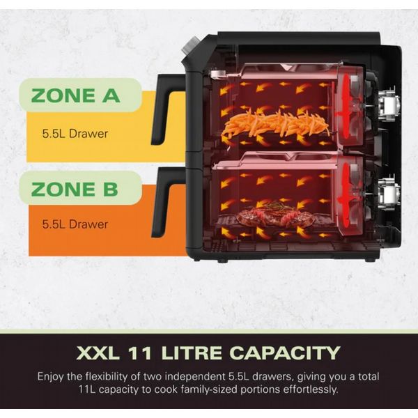 Hamilton Beach Xxl 11L Double Stack Air Fryer