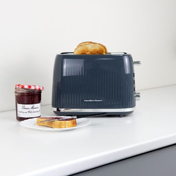 Hamilton Beach Miami Kettle and 2 Slot Toaster Bundle Charcoal