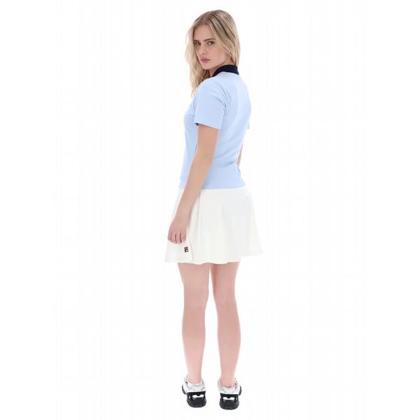 FILA JUNO WOMENS FITTED ICONIC POLO SKYWAY/FILA NAVY