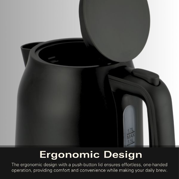 Hamilton Beach Ella Kettle and 2 Slice Toaster Bundle Black