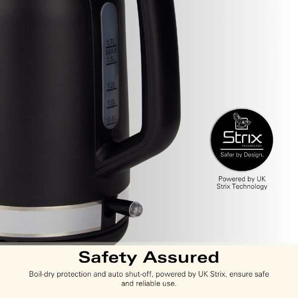 Hamilton Beach Ella Kettle and 2 Slice Toaster Bundle Black