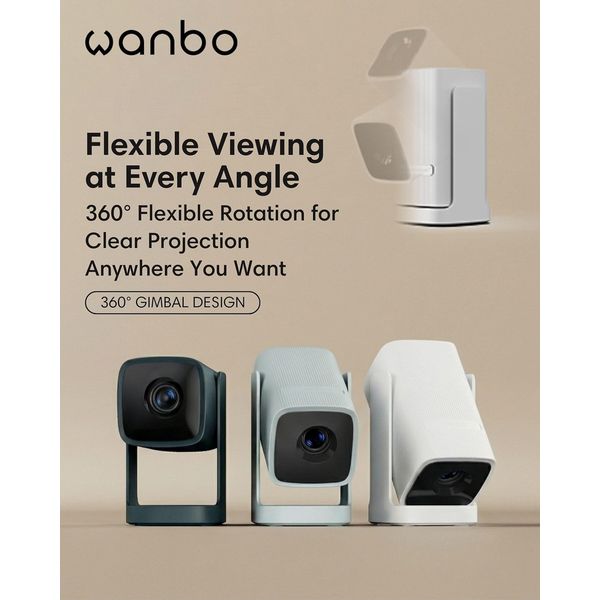 Wanbo Cube 1 - White Portable Projector
