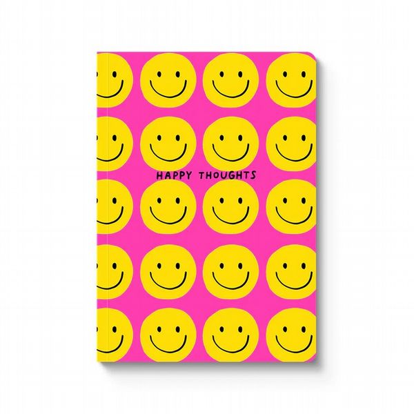 Ohh Deer Happy Thoughts Smileys A5 Notebook