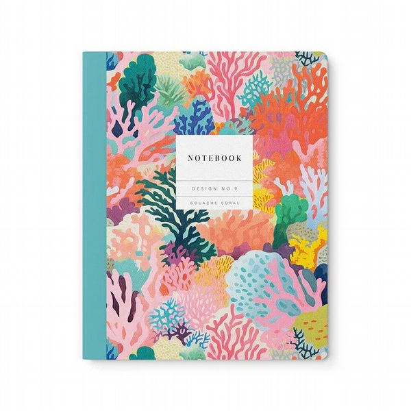 Ohh Deer Gouache Coral Kaleido Exercise Book (10x8)