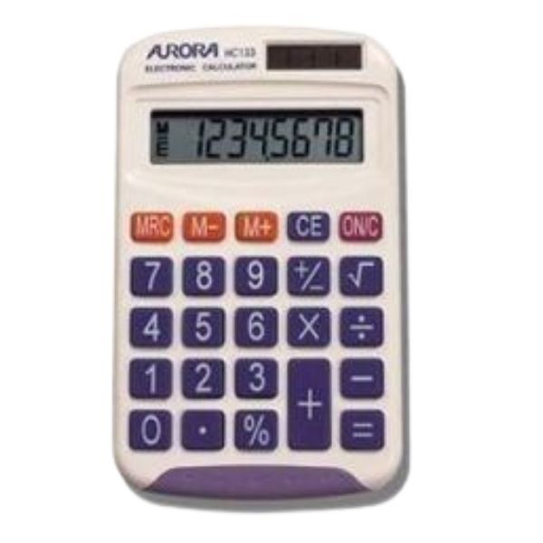 Aurora HC133 Handheld Calculator