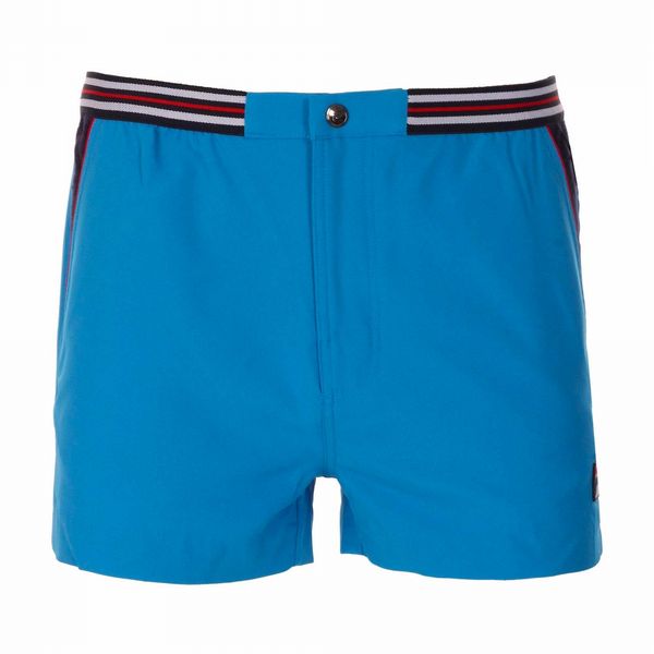  FILA Mens - Hightide 4 - Terry Pocket Stripe Shorts - B Aster - Peacoat -...