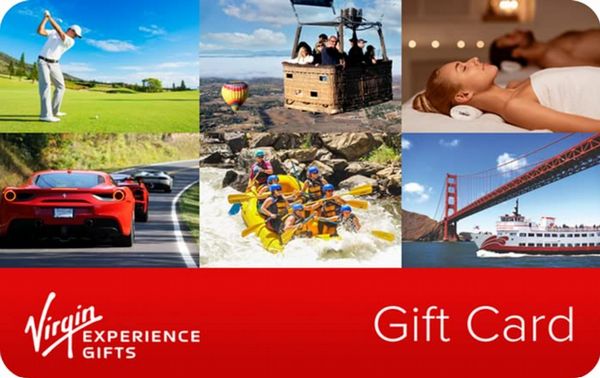 Virgin Experience Day Gift Cards �20.00 to �50.00