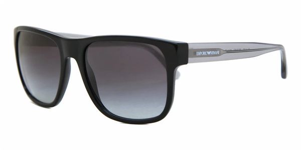 Armani Black Frame with Grey Gradient Lens