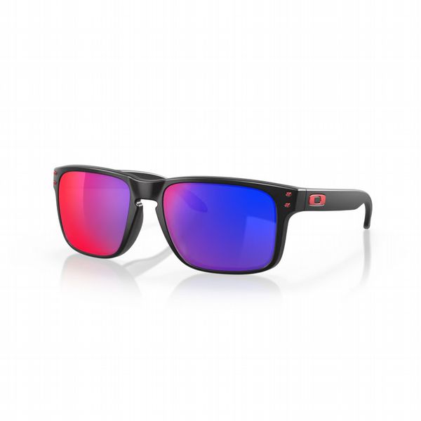 Oakley Holbrook Matte Black with Red Iridium Lens