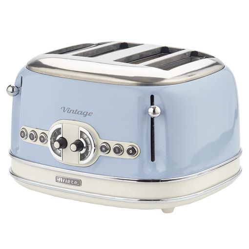 Ariete Vintage 4 Slice Toaster Blue