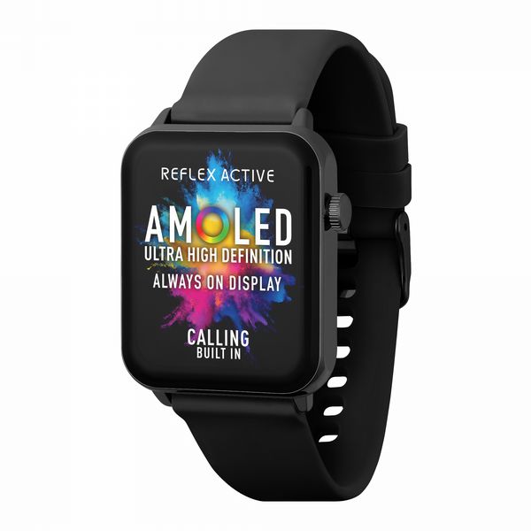 Reflex Active Series 30 Smart Calling Amoled Black Watch