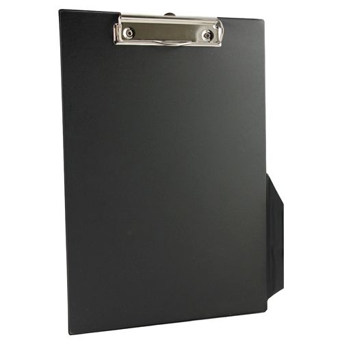Q-Connect PVC Clipboard Single Black