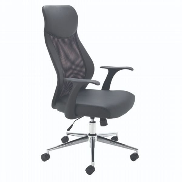 Jemini Tyne High Back Operator Chair 630x650x1110-1205mm Black KF74501