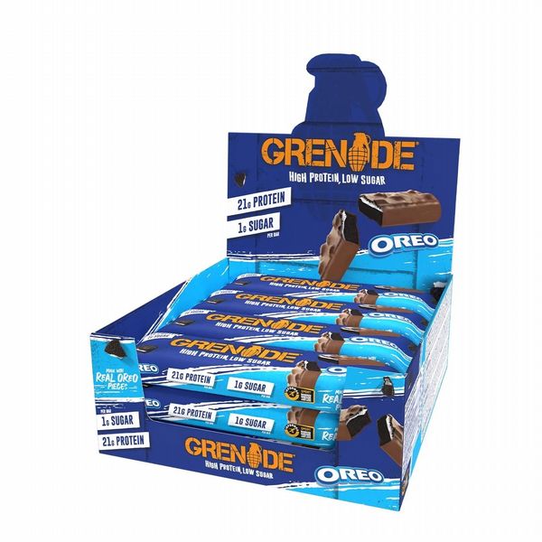 Grenade High Protein Bar Low Sugar Oreo (Pack of 12)