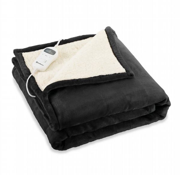 Rediffusion Cosy Dream Luxury Electric Blanket Black