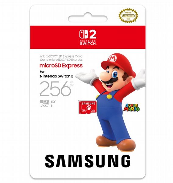 Samsung microSD Express Card for Nintendo Switch 2