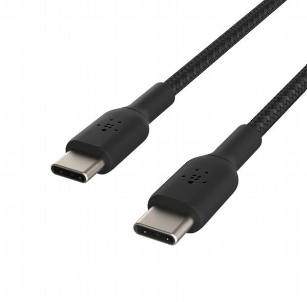 Belkin Boost Charge Usb-C To Usb-C Cablebraided Black