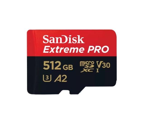 Sandisk FC Extreme PRO mSD 512GB & SD AD 200MB