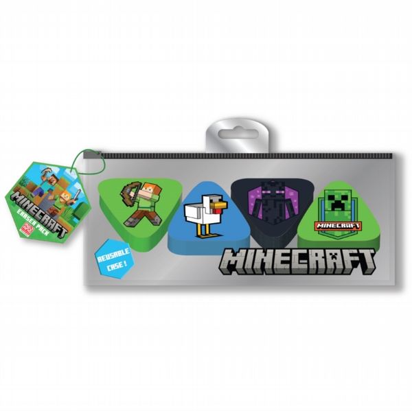 Minecraft (Icons) Eraser Set