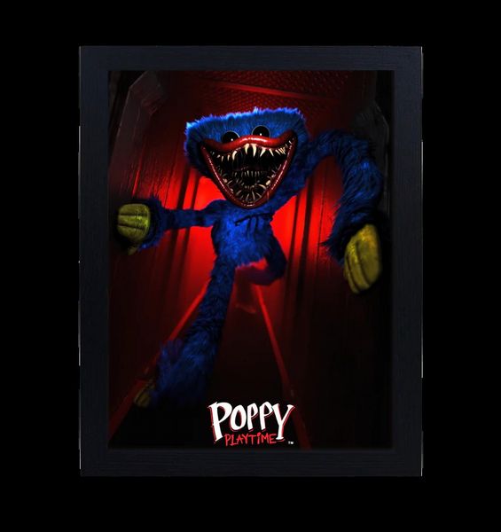 POPPY PLAYTIME Huggy Wuggy 30 x 40cm Framed Collector Print