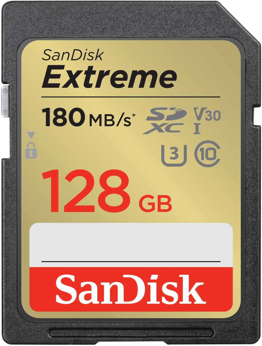 SanDisk Extreme SD UHS-I Card - 128GB