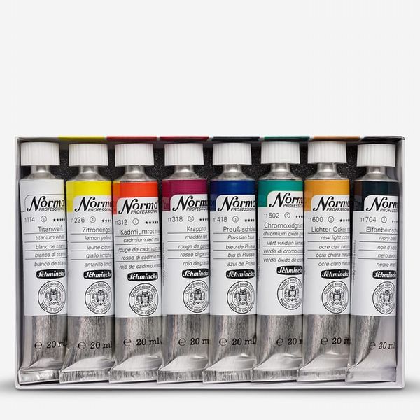 Schmincke : Norma : Professional Artists' Oil : 20ml : Set of 8