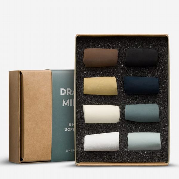 Unison Colour : Soft Pastel : Set of 8 Half Sticks : Drawing