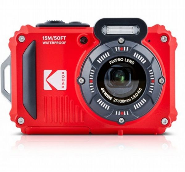 KODAK Pixpro WPZ2 - Compact Digital Camera 16M Pixels, Waterproof to 15m-Red