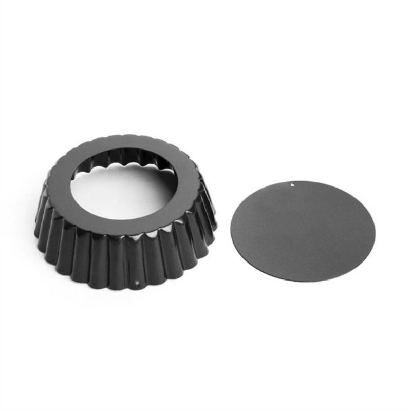 Vogue Non-Stick Deep Fluted Quiche Tin 10cm